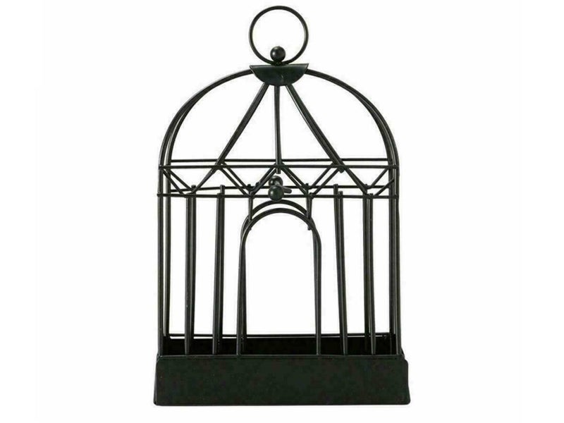 2X Same Colour Birdcage Shape Hangable Mosquito Repellent Coil Holder Home Decor Carousel 8