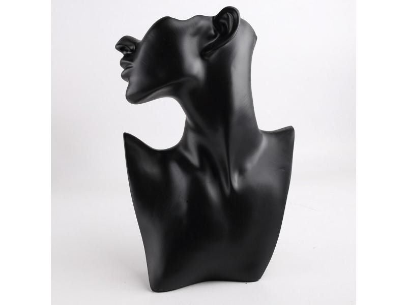 New 1PC Realistic Mannequin Half Head Eardrop Necklace Resin Jewelry Bust For Carousel 2