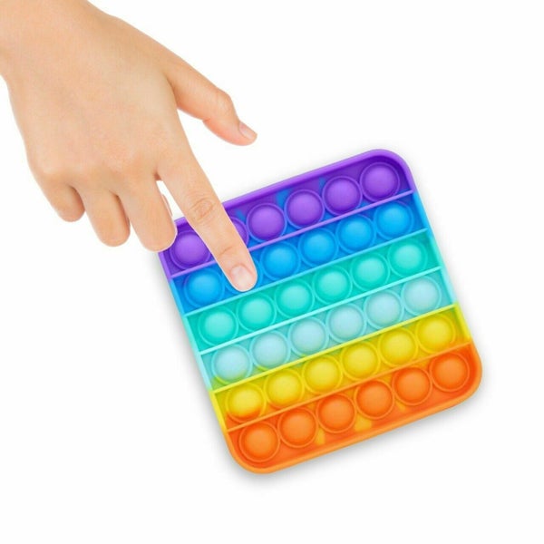 Rainbow Fidget Popper Square Shape Carousel 3