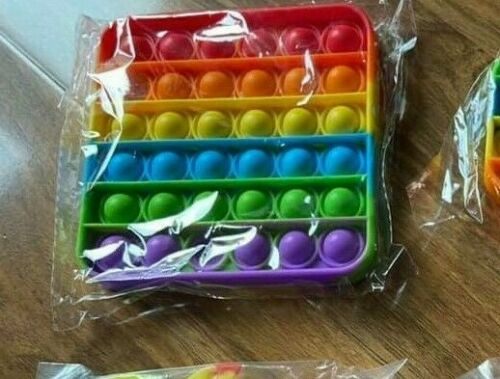 Rainbow Fidget Popper Square Shape Carousel 1
