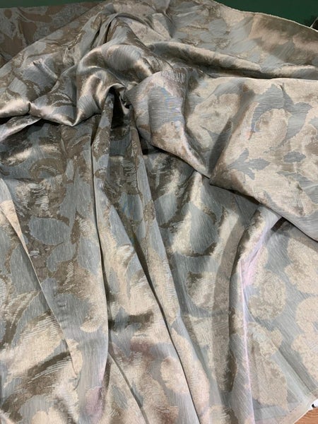 Long and very wide sheer pale blue colour Carousel 7