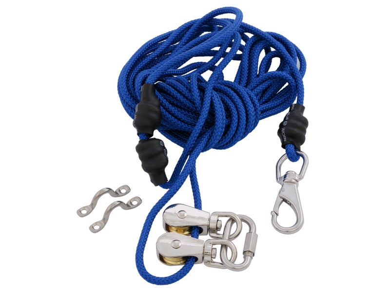 Sea Anchor Kayak Running Rig Kit - Abrasion Polyester Sash Cord Carousel 1