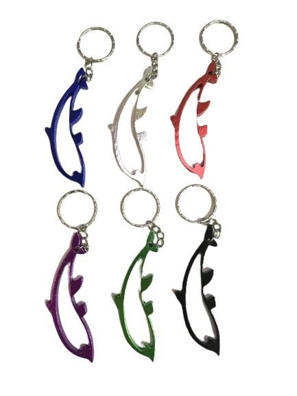 Key Ring Shiny Bottle Opener Dolphin Keyring Carousel 1