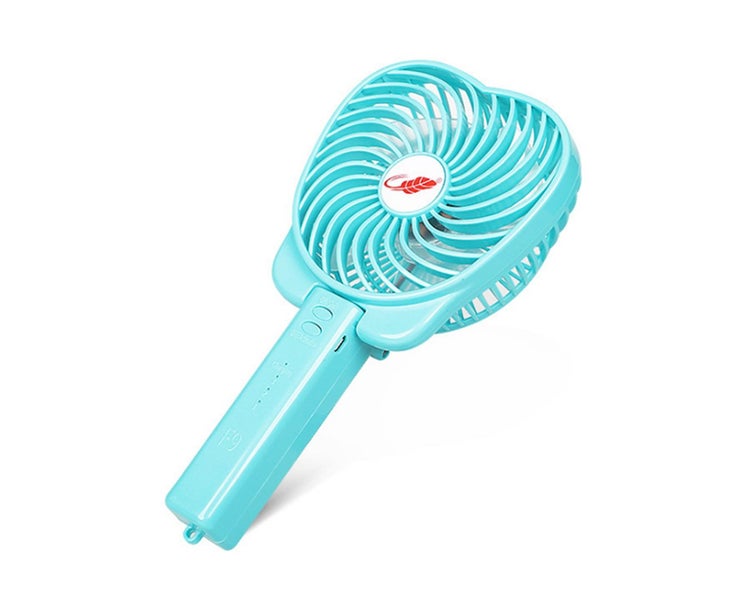 F9 Handheld Small Fan Folding Desktop Small Electric Fan Usb Charging Carousel 1