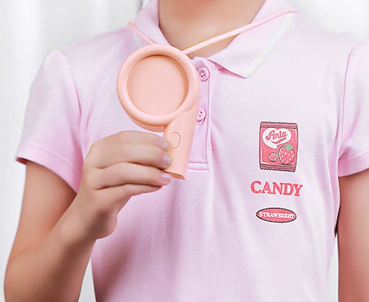 A9 Creative Hanging Neck Fan USB Charging Fan Desktop Cooling Device Carousel 2