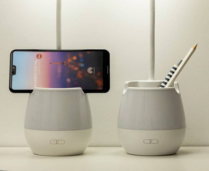 Polar Bear Shape Eye Protection Pen Holder Table Lamp Learning Reading Lamp Carousel 3