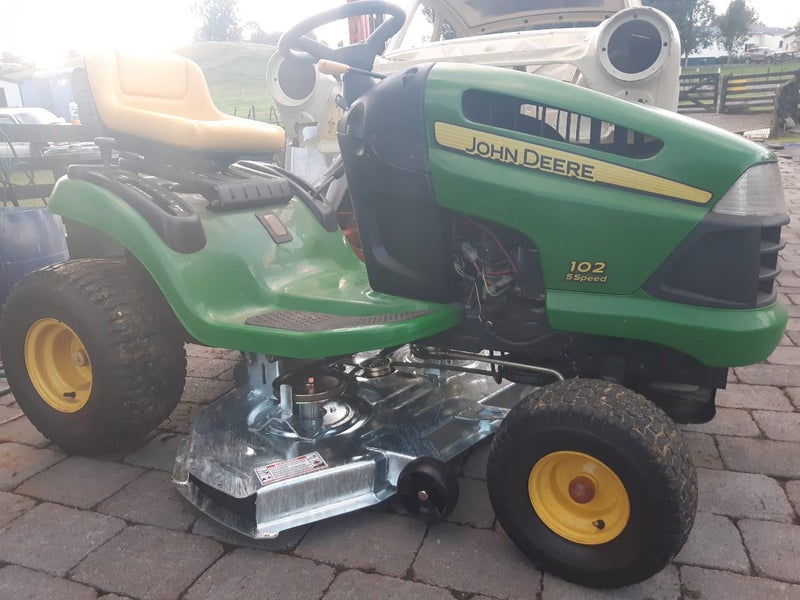 John Deere rideon decck 42 inch new galv ride on mower decks62863870272129114