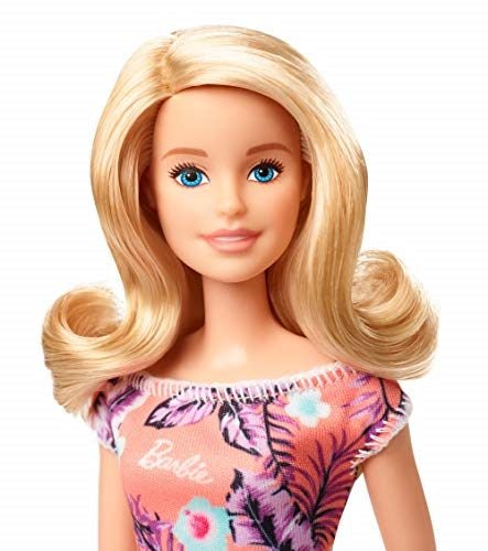 Barbie Beautiful Orange Flowery Dress by Mattel GHT24 Carousel 2