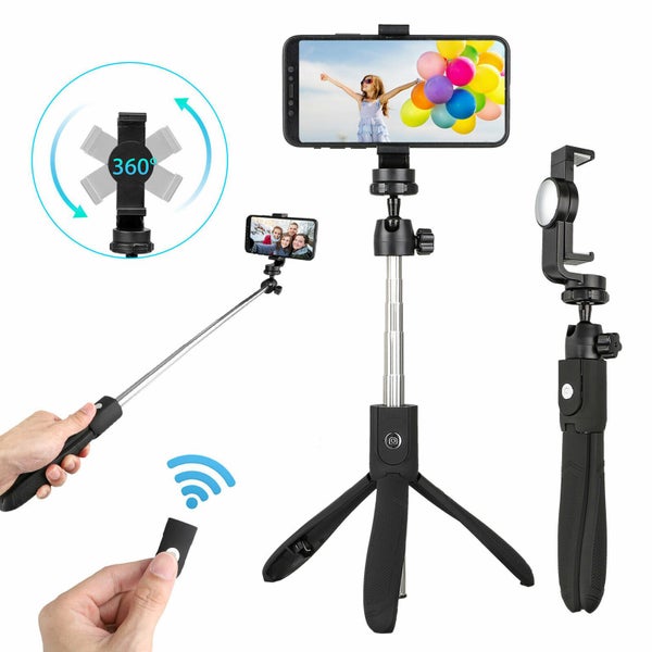 Wireless Remote Bluetooth Phone Selfie Stick Carousel 1