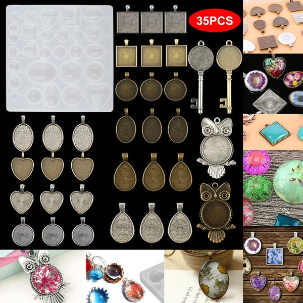 Resin Molds Silicone Mold Crystal Tray DIY Jewelry Kit Carousel 1