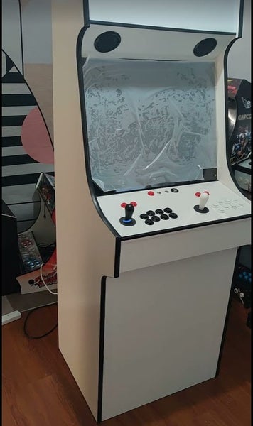 up right full size arcade machine pc version Plywood made Carousel 1