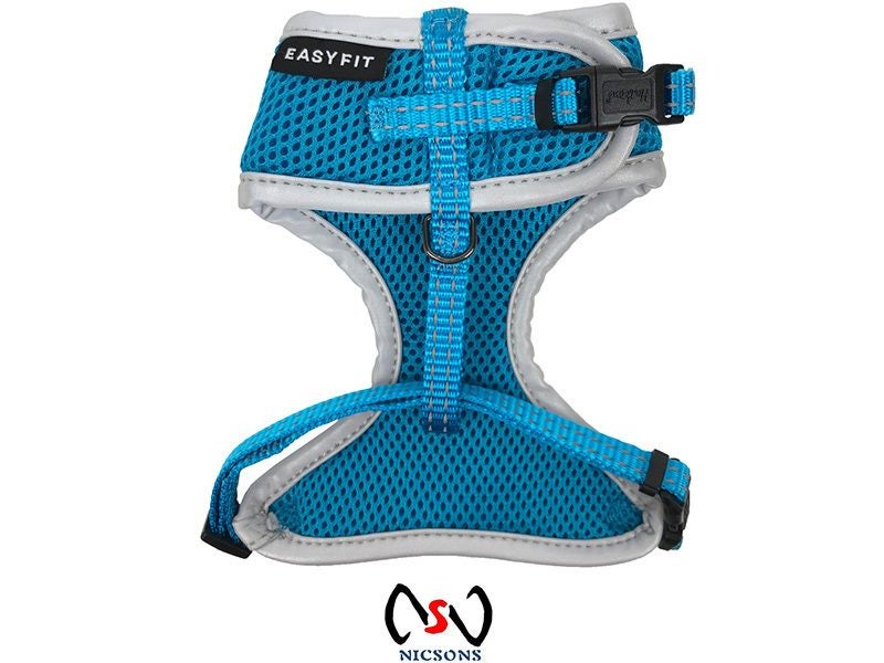 Dog Harness Huskimo EasyFit Bells Beach (Blue) Medium Carousel 2