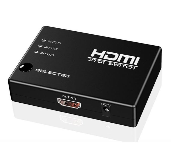 3 IN/1 OUT HDMI Switch AUTO-SELECT 1080P with Remote Control Carousel 1