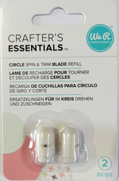 WeR Memory Keepers Crafters Essential Circle Spin & Trim Blade Refill WR660327 Carousel 1