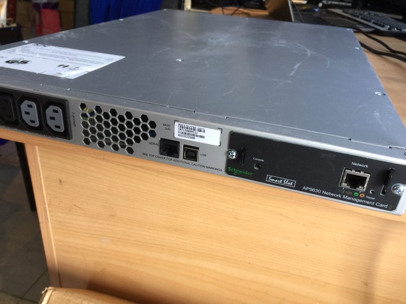 APC Smart-UPS 1500VA LCD RM 1U 230V - SMT1500RMI1U with AP9630 Network Mgmt card Carousel 1
