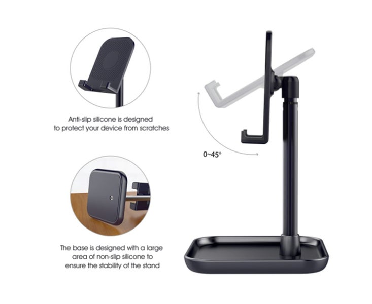 Mobile Phone Tablet Desktop Support Live Broadcast Adjustable Desktop Carousel 2