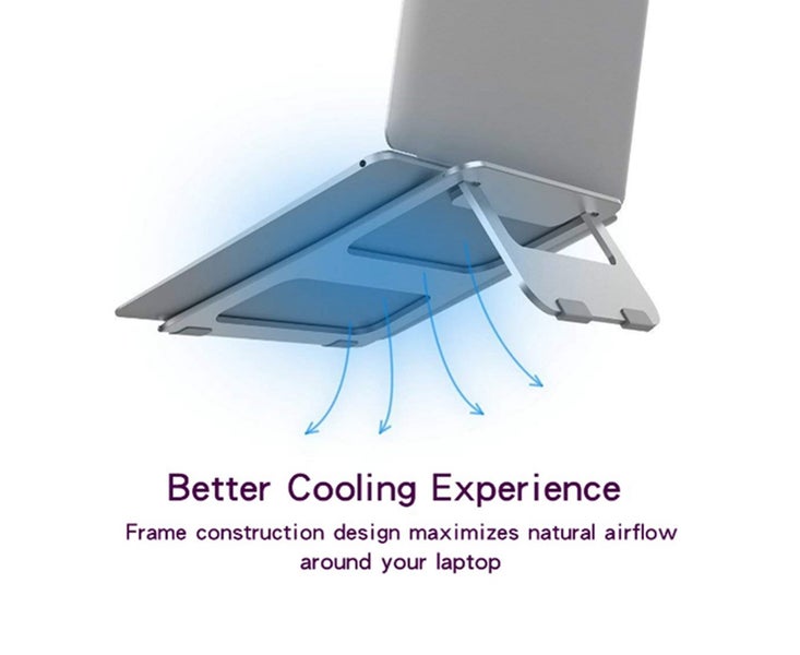 Portable Desktop Aluminum Alloy Computer Stand Multifunctional Folding Stand Carousel 4