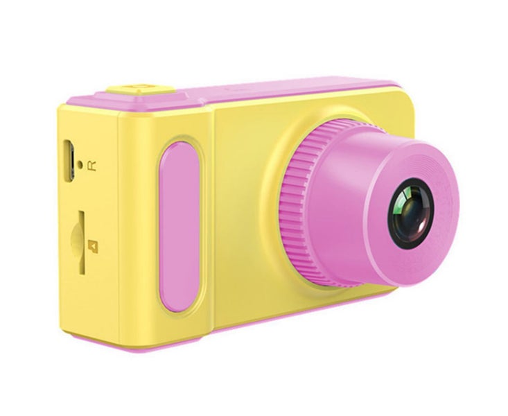 Children's Digital Camera Small SLR Camera Cartoon Game Photography - PINK Carousel 1