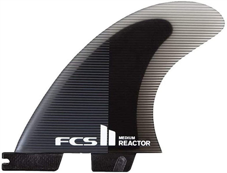 FCS II Reactor PC Large Thruster Fin Set Charcoal/Black Carousel 2
