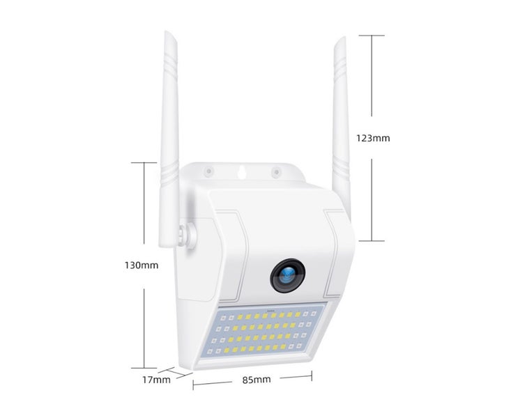 1080P Outdoor Waterproof Network Remote Wireless Solar Wall Light Camera Carousel 2