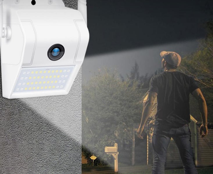 1080P Outdoor Waterproof Network Remote Wireless Solar Wall Light Camera Carousel 3