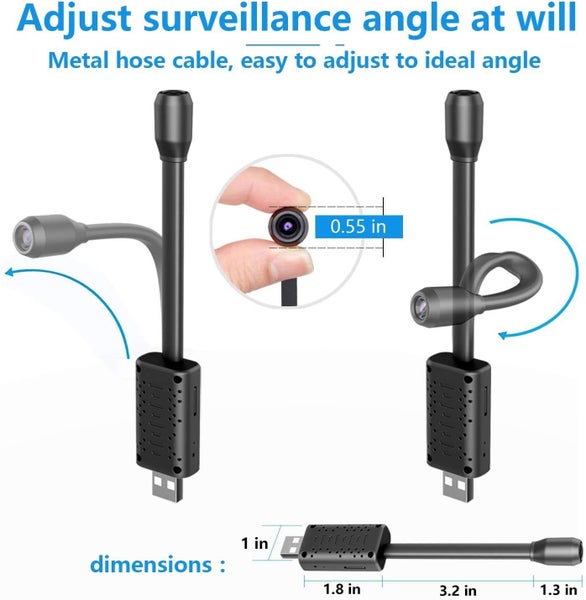 WiFi Spy Hidden Camera Mini HD IP Wireless Home Security Nanny Kid Camera Carousel 2