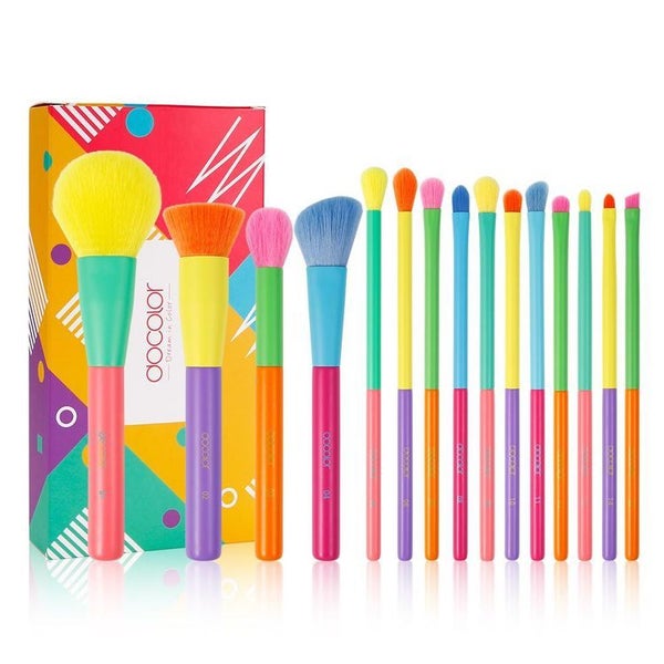Dream of Color - 15 Pieces Colourful Makeup Brush Set Carousel 1