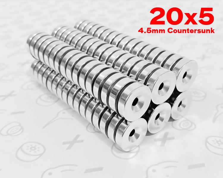 Neodymium Magnets: D20x5mm Ring Magnet Carousel 1