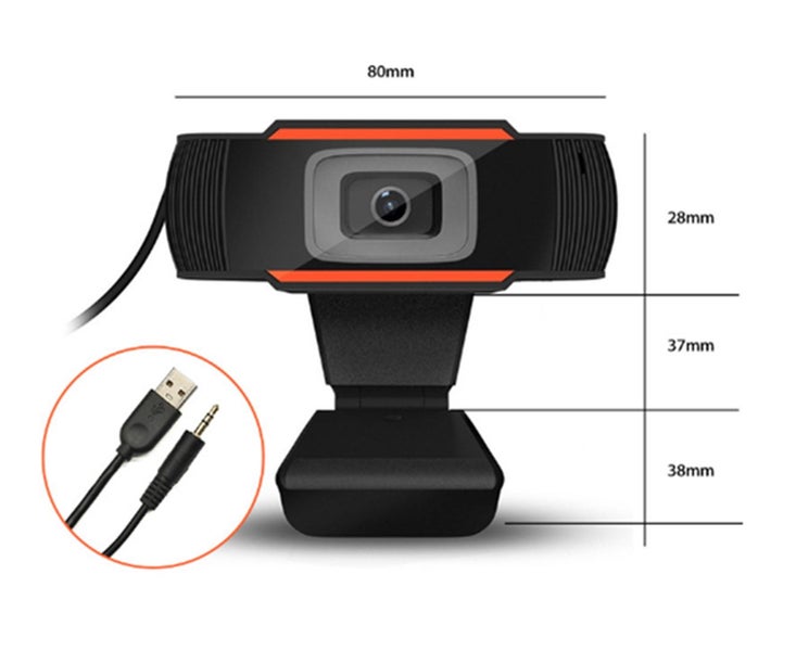 480P HD USB Drive - free Video Camera Auto Focus Face Camera with Microphone Carousel 2