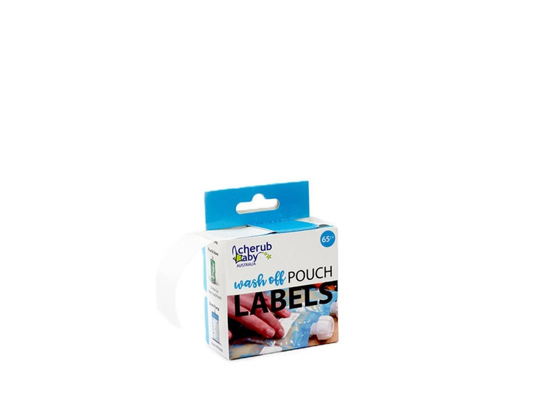 Cherub Baby Dissolvable Food Pouch & Breast Milk Bag Labels, 65 Pack Carousel 1