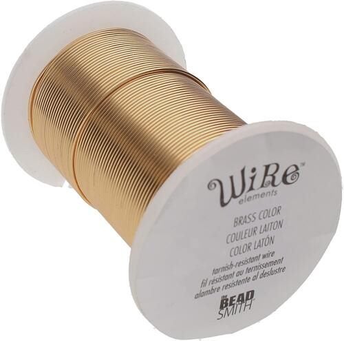The Beadsmith Brass Colour Wire 16 Gauge Carousel 1