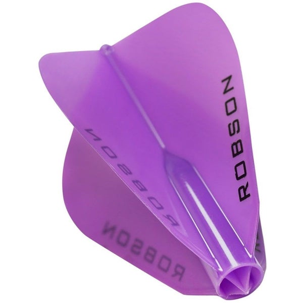 Bulls Robson Plus Darts Flights Fantail - Purple Carousel 1