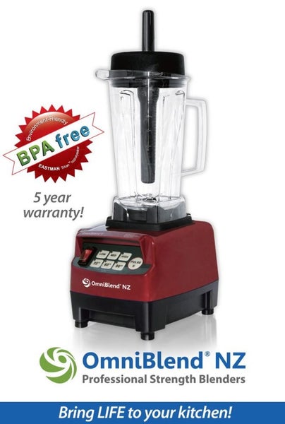 OmniBlend V-Pro Electronic [Burgundy] 2L BPA-free jug Carousel 1