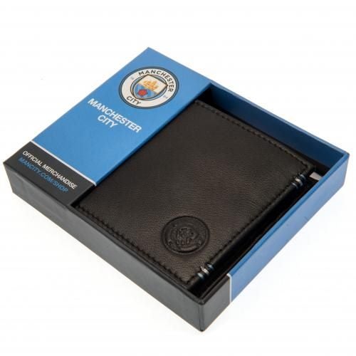 Manchester City FC Leather Stitched Wallet Carousel 1