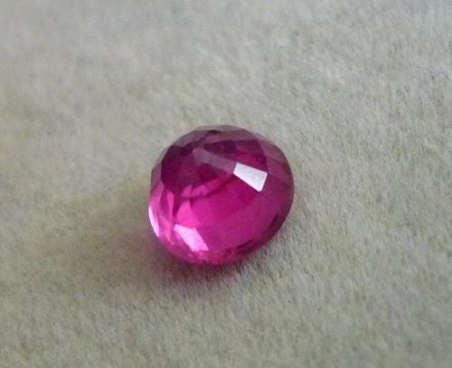 1.32CT GORGEOUS BIG TOP PINKISH RED 100% NATURAL ROUND RUBY Carousel 8