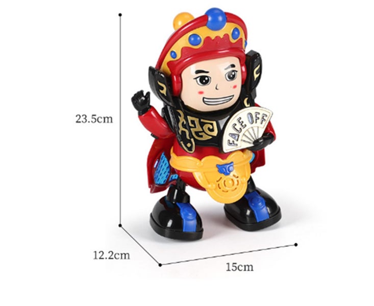 Electric Dancing Face Changing Robot Changing Doll Music Electric Toy Carousel 1