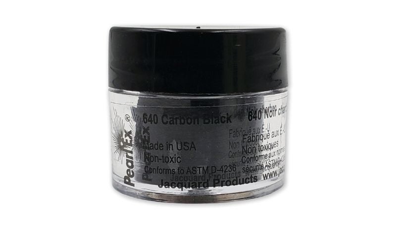 PEARL EX Powdered Pigment - JACQUARD CARBON BLACK 640 (3g) Carousel 1