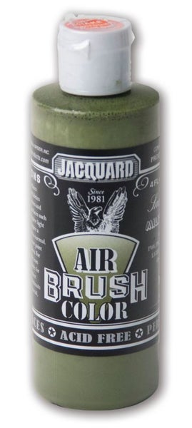 AIRBRUSH Paint - JACQUARD MILITARY GREEN 453 (118.29ml) Carousel 1