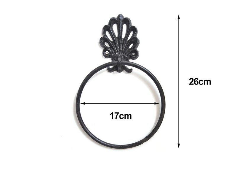 Cast Iron Towel Ring Retro Towel Rack Carousel 4