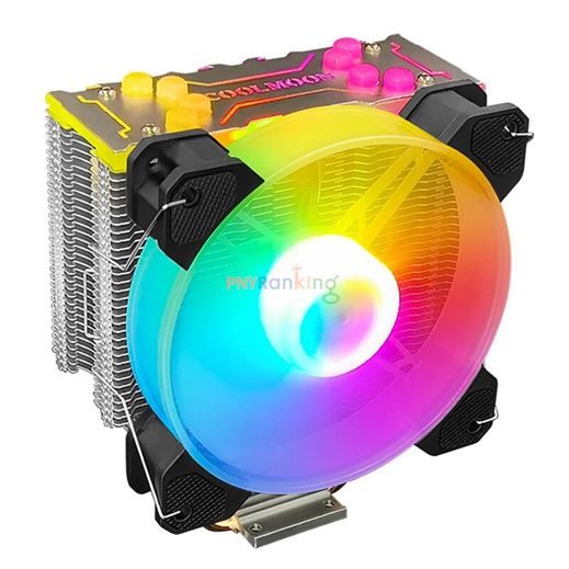 COOLMOON X400 CPU Cooler 4 Heat Pipes 5V ARGB 12cm Mute PWM CPU Cooler Supports Carousel 1