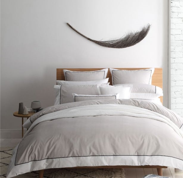 Super King Duvet Cover - (AU) Set - Essex Stone by Logan & Mason Carousel 1