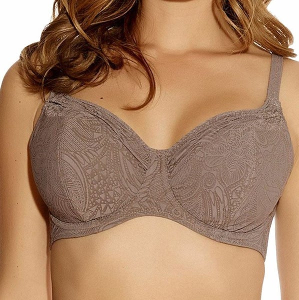 Fantasie Lombok FS6008 WP Underwired Padded Bikini Top Truffle (TRE) Carousel 1