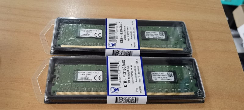 Kingston 4GB ECC 1600 RAM for HP/Compaq server KTH-PL316S8/4G Carousel 1