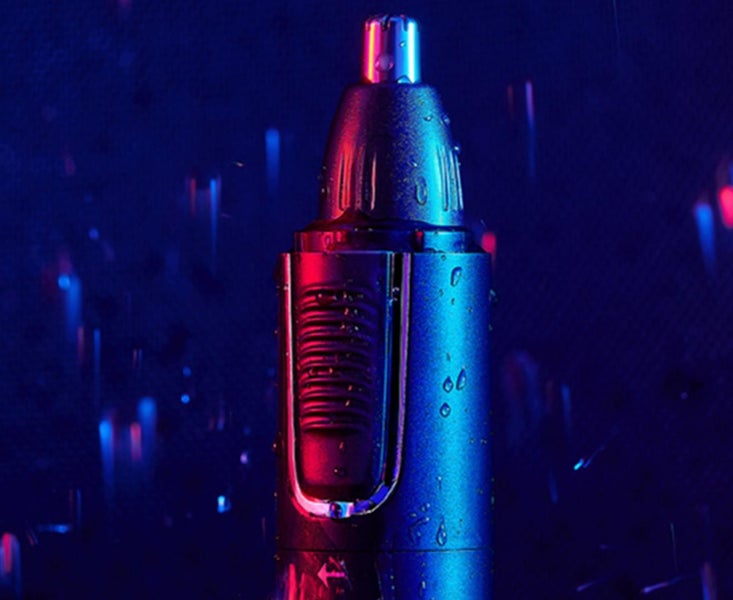 3 In 1 Electric Nose Hair Trimmer Scissors Lettering Knife Nostril Cleaner Carousel 3