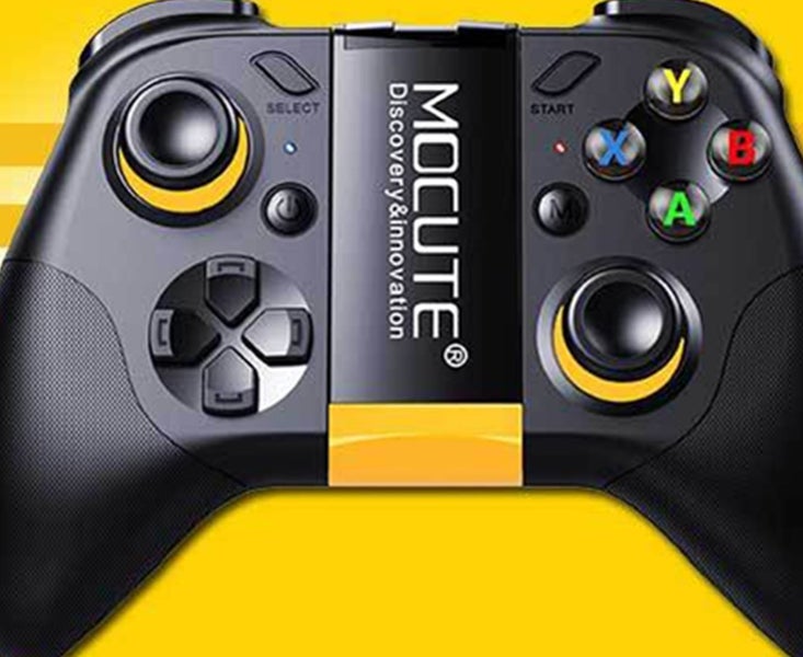 Android IOS13.4+switch Mobile Phone Bluetooth Gamepad with Adjustable Bracket Carousel 2