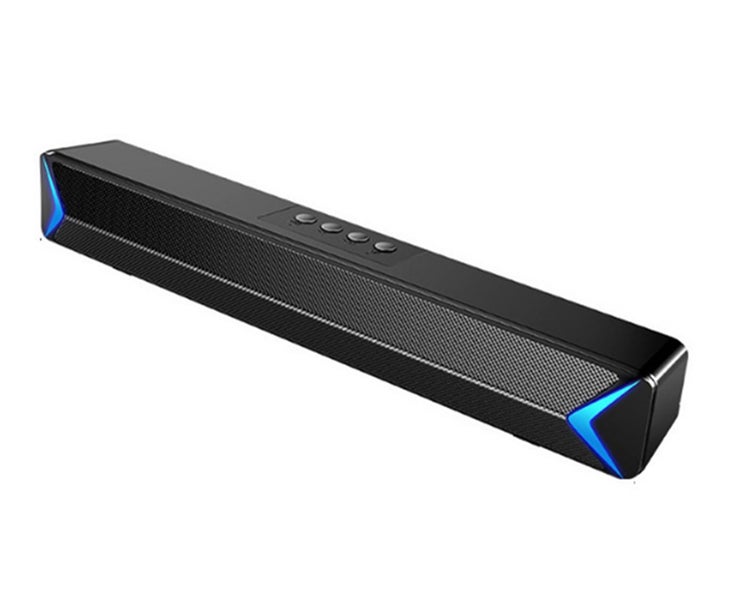 Portable Button Bluetooth Speaker Wireless Long Strip Home Outdoor Subwoofer Carousel 1