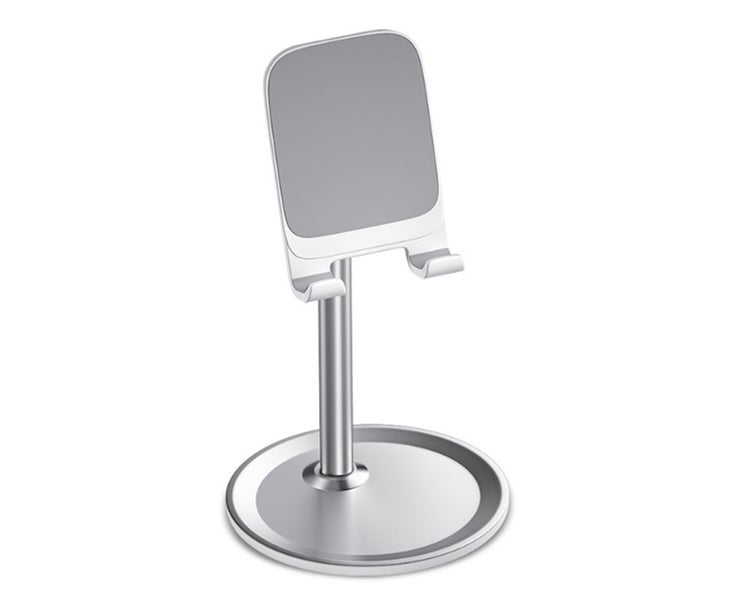 Portable Universal Adjustable Metal Desktop Stand with Mini Storage Rack Carousel 1