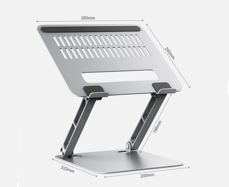 12 -1#7 Inch Foldable Lifting Telescopic Portable Tablet Notebook Cooling Stand Carousel 3