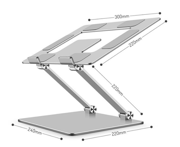 10 - 1#8 Inch Foldable Adjustable Angle Computer Increased Rack Heat Sink Carousel 3