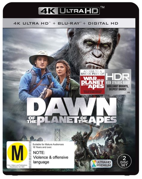Dawn of the Planet of the Apes (4K UHD / BLU-RAY) - New!!!64540116420995110